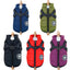 Pet clothing waterproof and warm dog cotton coat winter skiing suit chest and back integrated cotton vest - Korvel