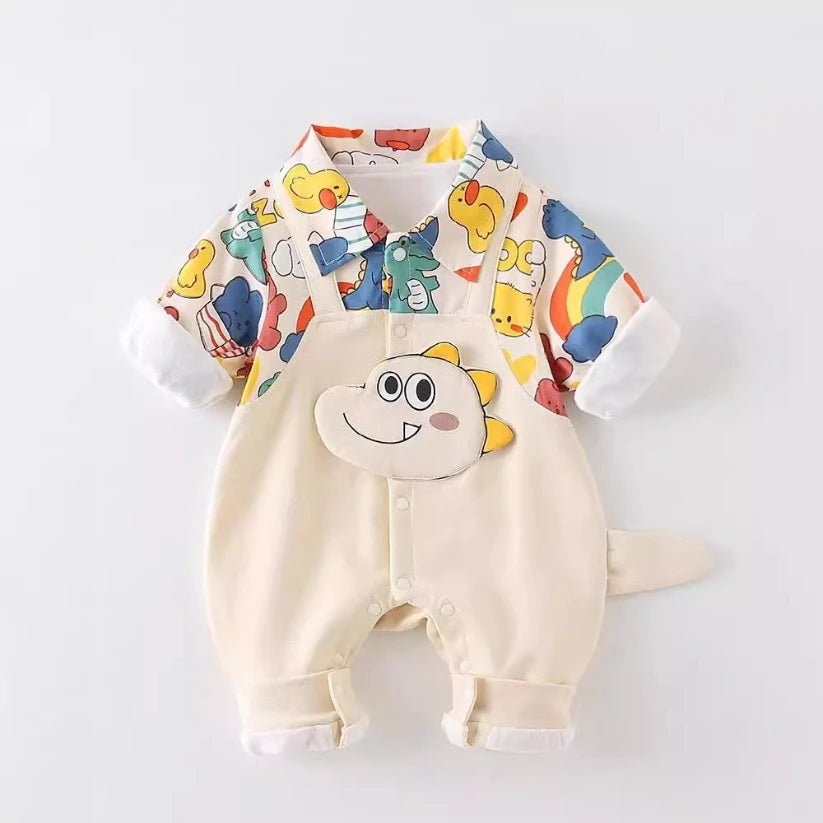 Premium Cotton Newborn Jumpsuit for Infants 0-18 Months