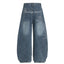 Vintage-Inspired Loose Fit Denim Trousers for Men