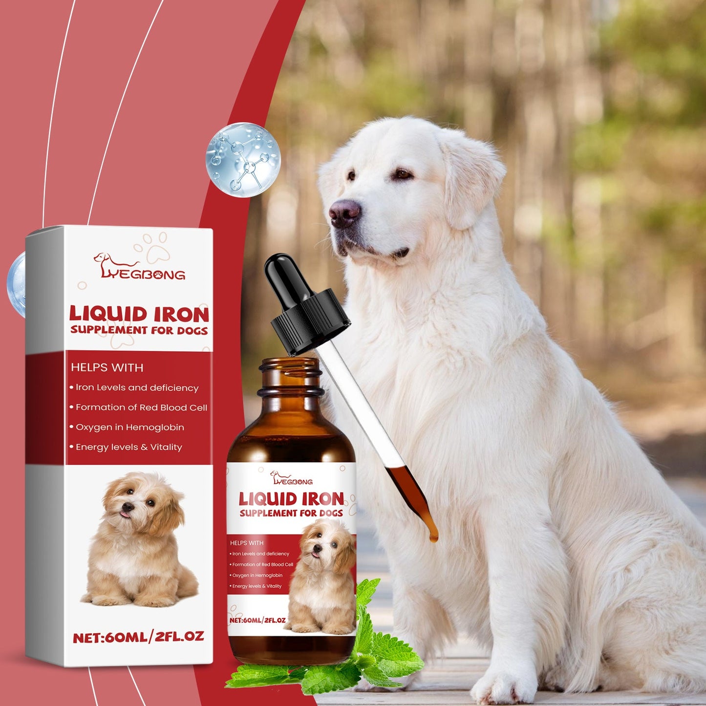 Pet Dog Syrup Pampers Pet Dogs With Gentle Ingredients To Help Absorb Care Supplements - Korvel