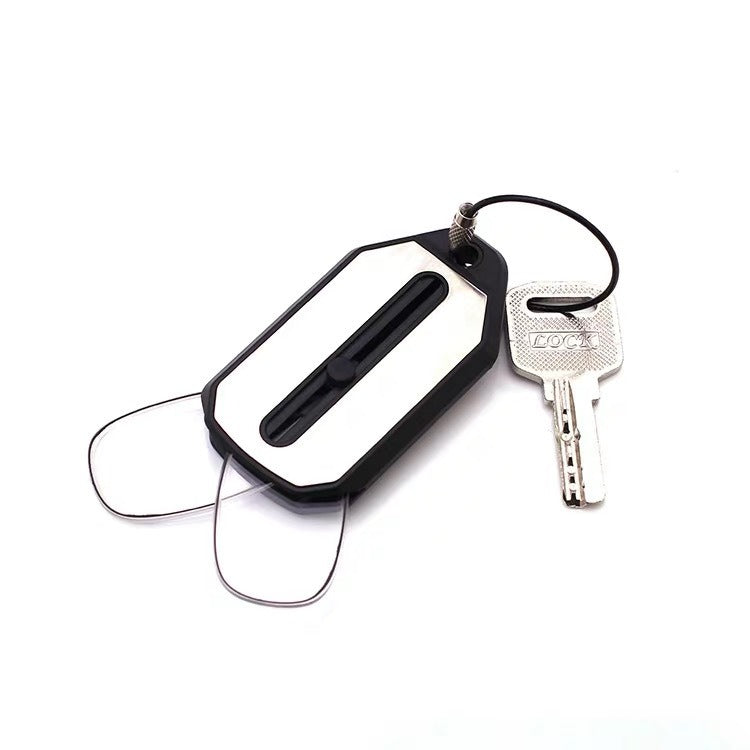 Nose clip presbyopic glasses keychain ultra lightweight carrying elderly glasses wallet glasses reading glasses - Korvel