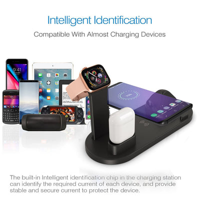 4-in-1 Wireless Charging Dock for Apple Devices