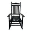 Chaise Berçante Noire Premium pour Adultes pour Espaces Extérieurs