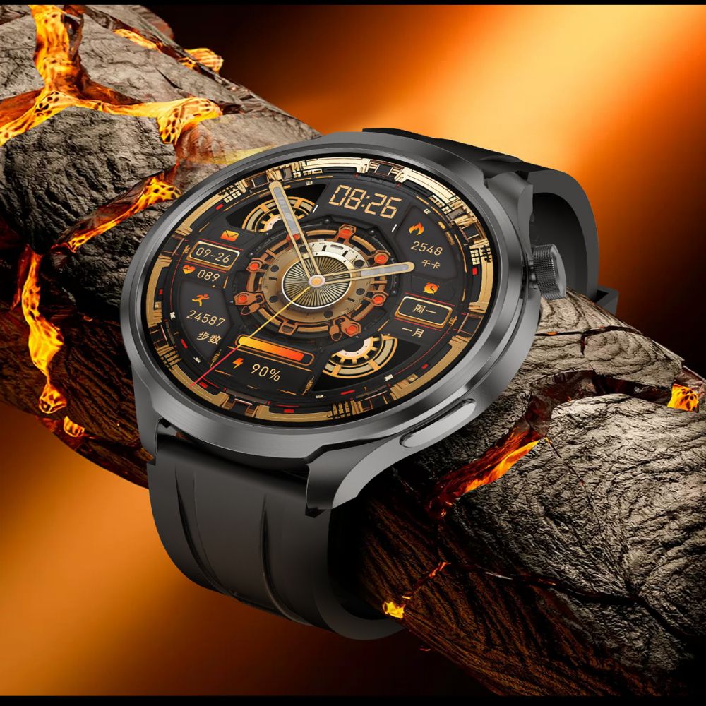 DK69 Bluetooth Smartwatch with 1.85" Display and Heart Rate Monitor