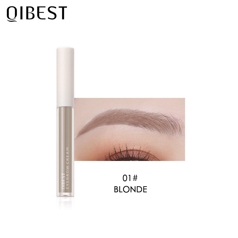 Crema para teñir cejas tridimensional QIBEST - Impermeable y de larga duración