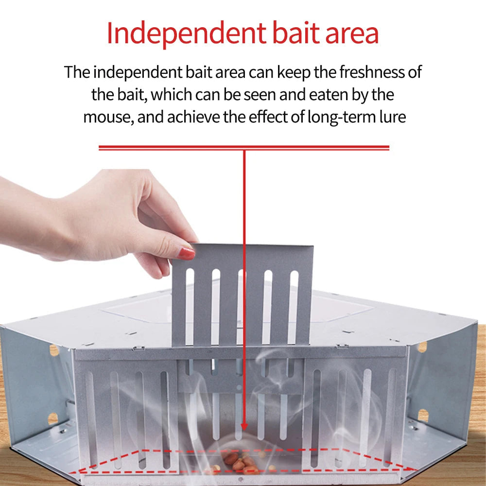 Catching Mice Mouse Traps Occasions Available Double-door Design Non-toxic Reusable Rustproof Garden Supplies Portable - Korvel