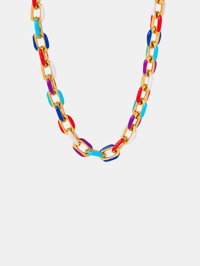Collar de Acero de Titanio con Goteo de Nicho para Mujeres