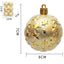 Christmas 6cm Decorative Ball with Starry Sky Relief, Christmas Electroplating Ball Pendant, Venue Decoration Ball - Korvel