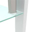White Coffee Table Clear Coffee Table Modern Side Center Tables for Living Room Living Room Furniture - Korvel