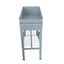 Aveyas mobile metal elevated garden bed cart, with legs, elevated flowerpot box with wheels (gray) - Korvel