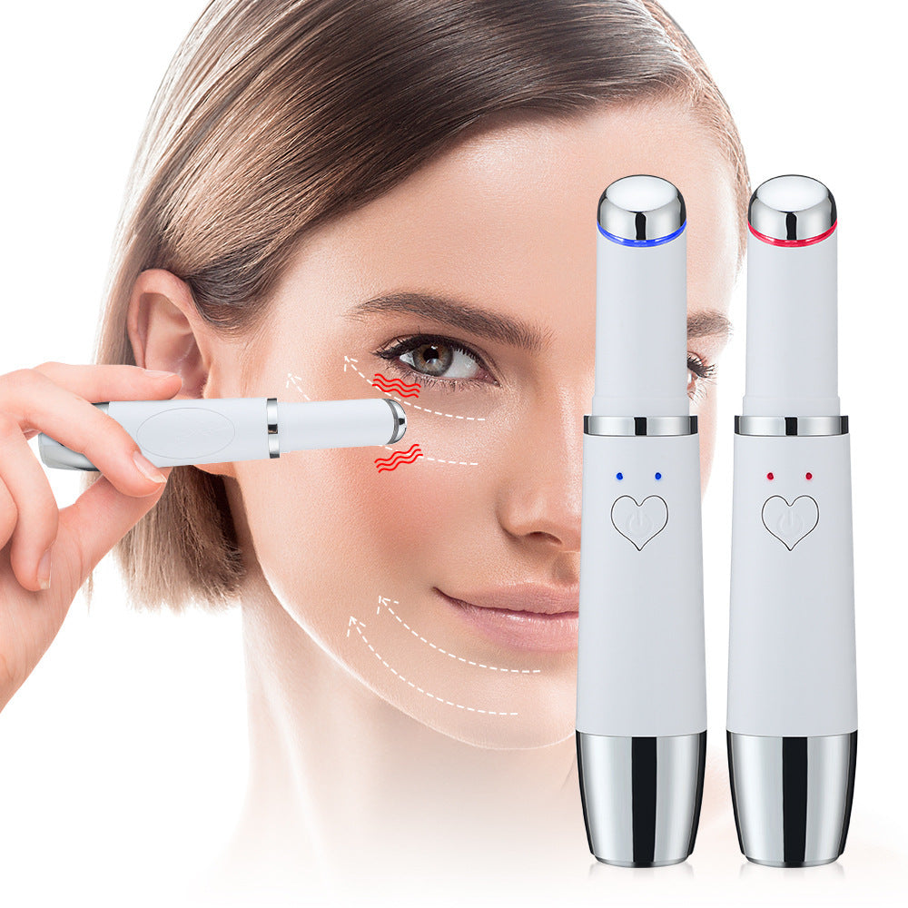 Red And Blue Eye Beauty Instrument Home Eye Beauty Instrument Heating Eye Massager Vibration Imported Beauty Instrument - Korvel