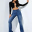 Women's High Waist Slim-fit Stretch Trousers