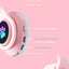 Wireless Bluetooth Cat Ears Headphones with LED Lights