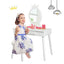Kids Vanity Makeup Table & Chair Set - White