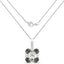 2.72 Carat Genuine Multi-Stone .925 Sterling Silver Pendant