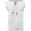 Men's Lace Up Hooded Top