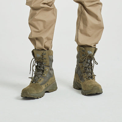 Botas de combate desérticas para hombres de caña alta para exteriores