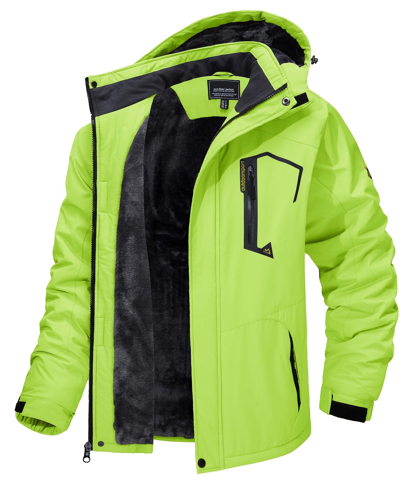Premium Outdoor Waterproof Winter Jacket with Detachable Hat