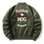 Embroidered Plus Size Bomber Jacket