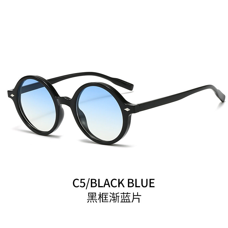 Gafas de sol retro ovaladas - Moda en champán puro