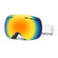 Spherical Double-Layer Anti-Fog Ski Goggles