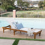 Summerland Chaise Lounge - White Mesh