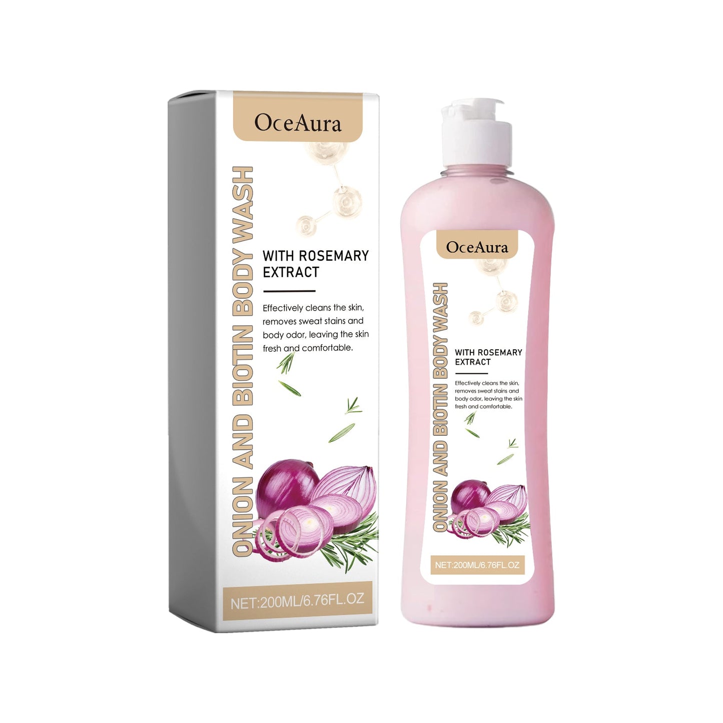 Onion Biotin Body Wash - Gentle Cleanse for Soft Skin
