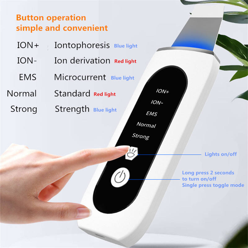 Premium Ultrasonic Skin Scrubber for Deep Cleansing