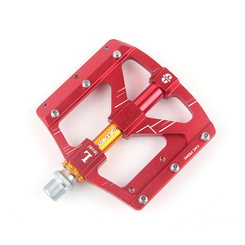 Bicycle pedals Mountain bike San Peilin aluminum alloy Peilin pedal anti-skid bearing pedal bicycle accessories - Korvel