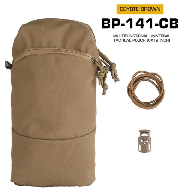 Tactical MOLLE Cylindrical Bag - 1.5L for Versatile Use