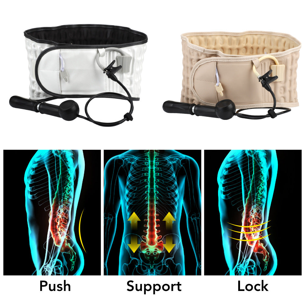 Inflatable Waist Belt for Comfortable Back Support