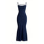 Sexy backless design dress long skirt - Korvel