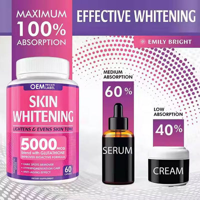Capsules de Glutathion Premium pour une Peau Radieuse