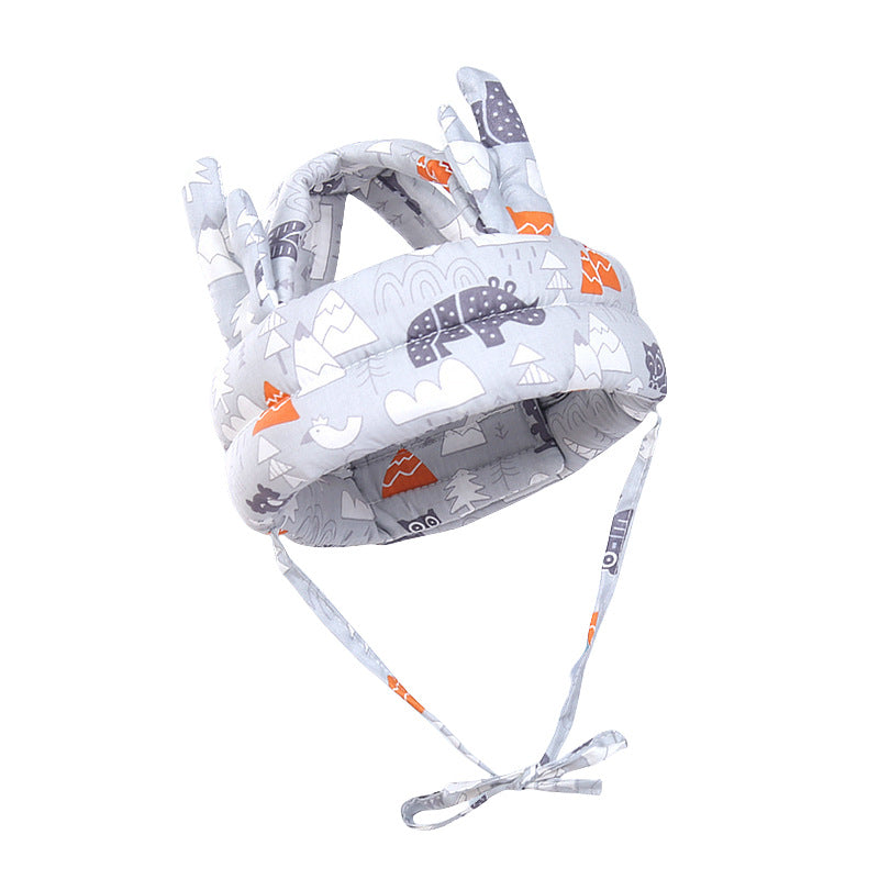 Baby anti-collision hat baby walking anti fall hat children's anti fall head protection hat safe breathable and washable - Korvel