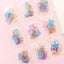 10 pcs/pack cute Cactus star Ice Cream Mini Paper Clips Kawaii Stationery Metal Clear Binder Clips Photos Tickets Notes Letter - Korvel