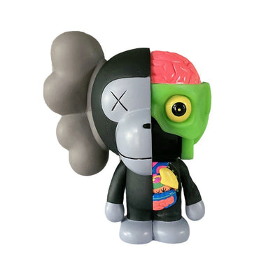 Kaws Sesame Street Doll Living Room High end Light Luxury Trendy Play Violent Bear Desktop Ornament Handmade Cartoon Home Gift - Korvel