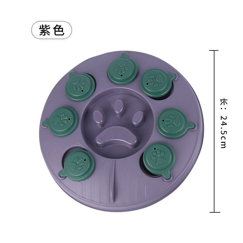 Interactive Slow Feeder Dog Bowl - Puzzle Toy for Pets - Korvel