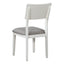 Ensemble de salle à manger TREXM Classic 6 pièces - Blanc et gris