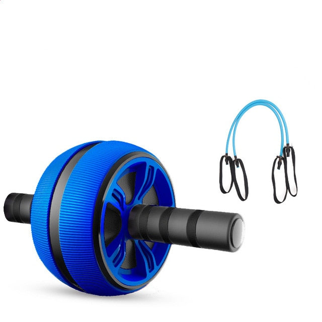 Silent TPR Abdominal Wheel Roller Trainer Fitness Equipment Gym Home Exercise Body Building Ab roller Belly Core Trainer - Korvel