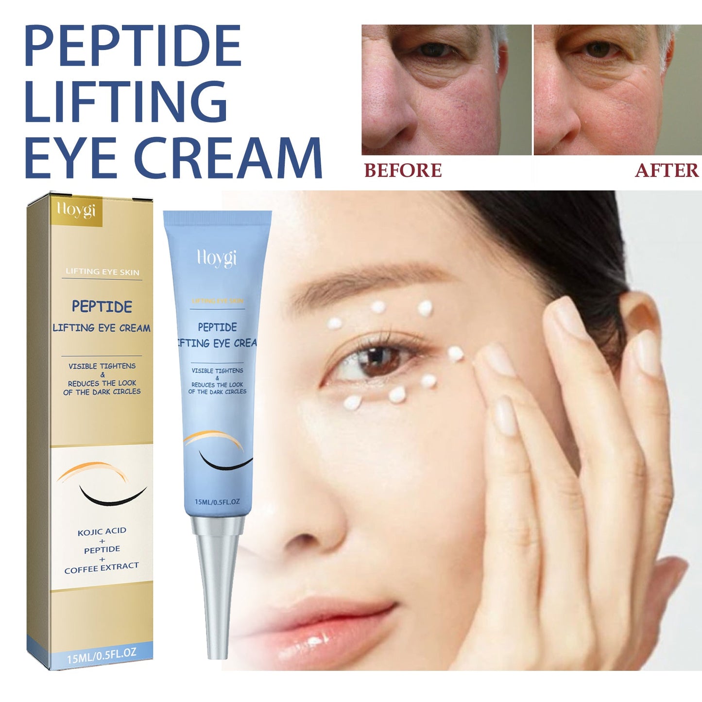 Peptide Lifting Eye Cream for Youthful Skin