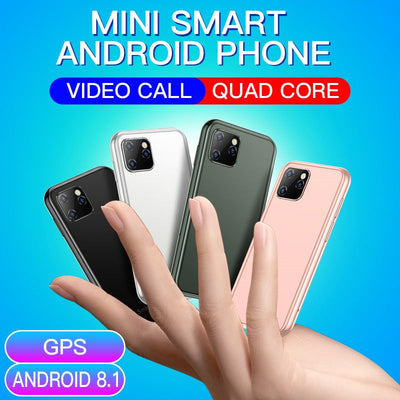 Android System 8.1 Pocket Smartphone 3G Mini XS11 Sono GPS Dual Camera WIFI - Korvel