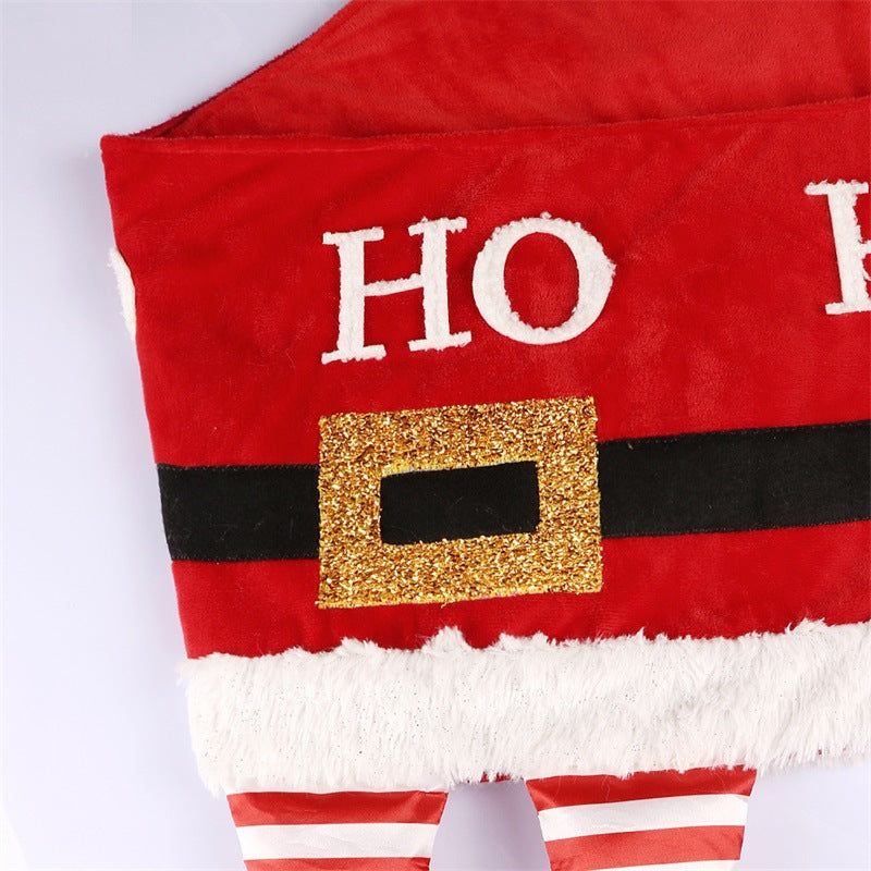 New Christmas Tree Skirt Christmas Party Decoration Santa Claus Feet Christmas Tree Base Apron - Korvel