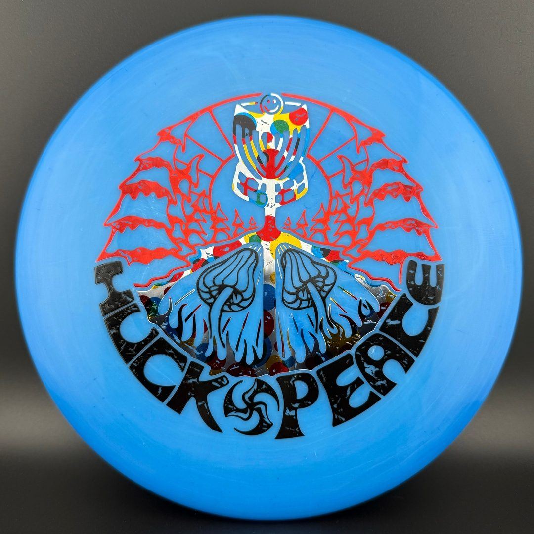 Soft Neo Spore - Huk Lab Peace Triple Foil Stamp Disc