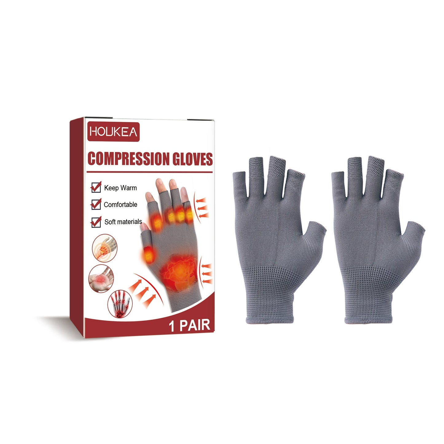 Joint Compression Gloves Relieve Hand Wrist Stiffness Thumb Joint Soreness Swelling Wrist Gloves - Korvel