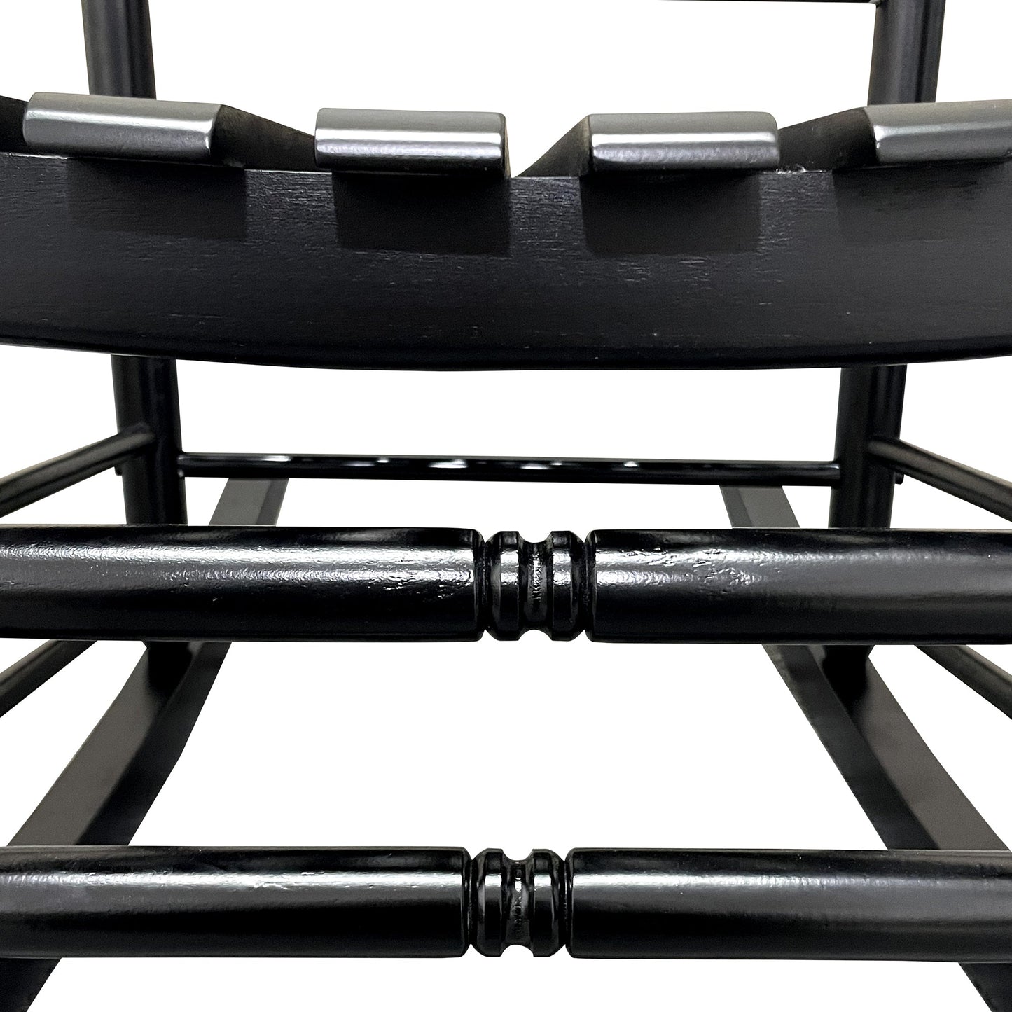 Chaise Berçante Noire Premium pour Adultes pour Espaces Extérieurs