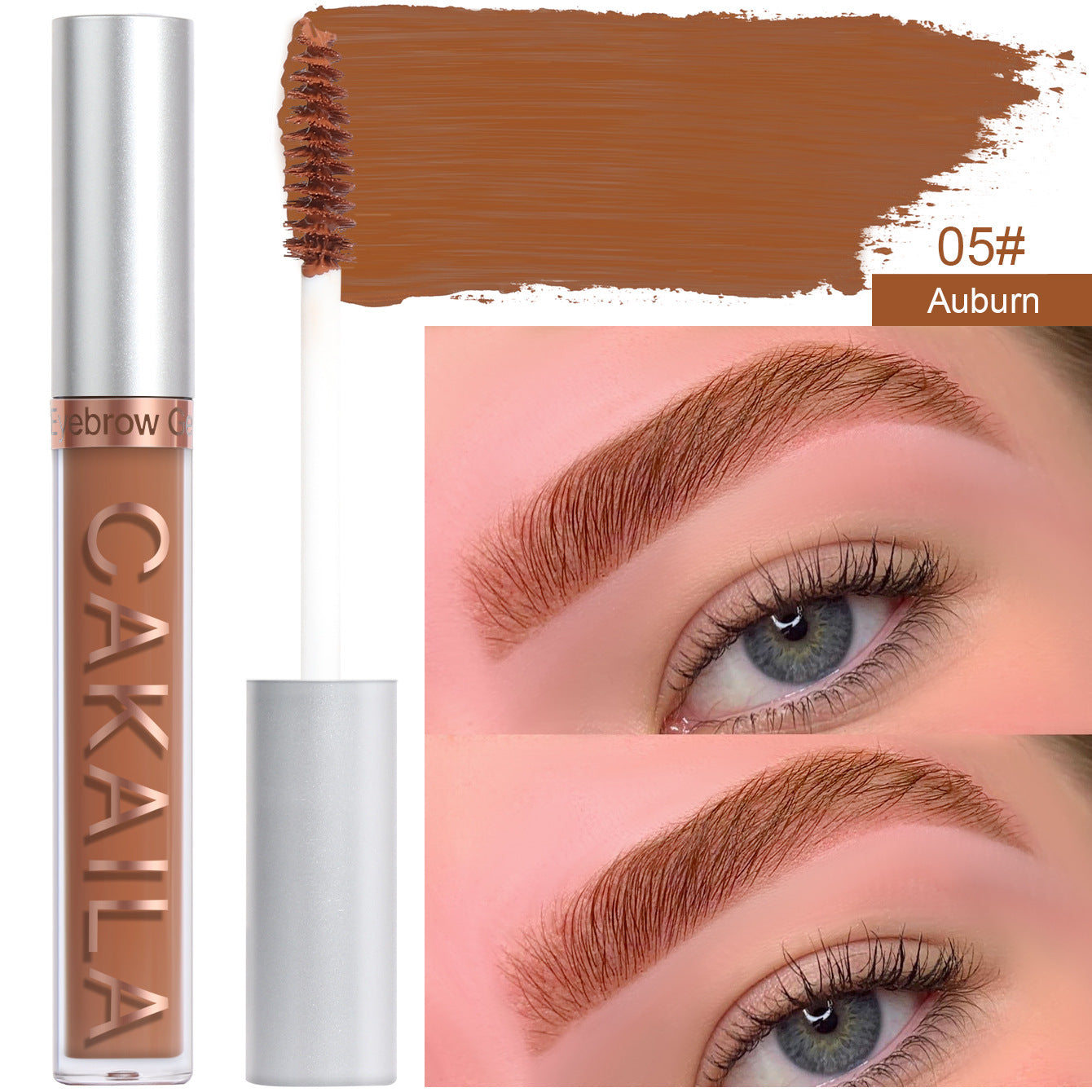 CAKAILA  Eyebrow dye matte non-smudge dyeing makeup eyebrow shaping eyebrow dye mascara set - Korvel