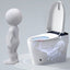 ST-GP-01 Smart Toilet with Heating, Portable Toilet with Automatic Opening and Closing, 1.28GPF Water Tank Free Toilet, White - Korvel
