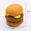 Cute Cat Plush Sound Toy - Adorable Cat Toy with French Fries and Hamburger for Small and Medium Dogs and Teddy Bears - Korvel