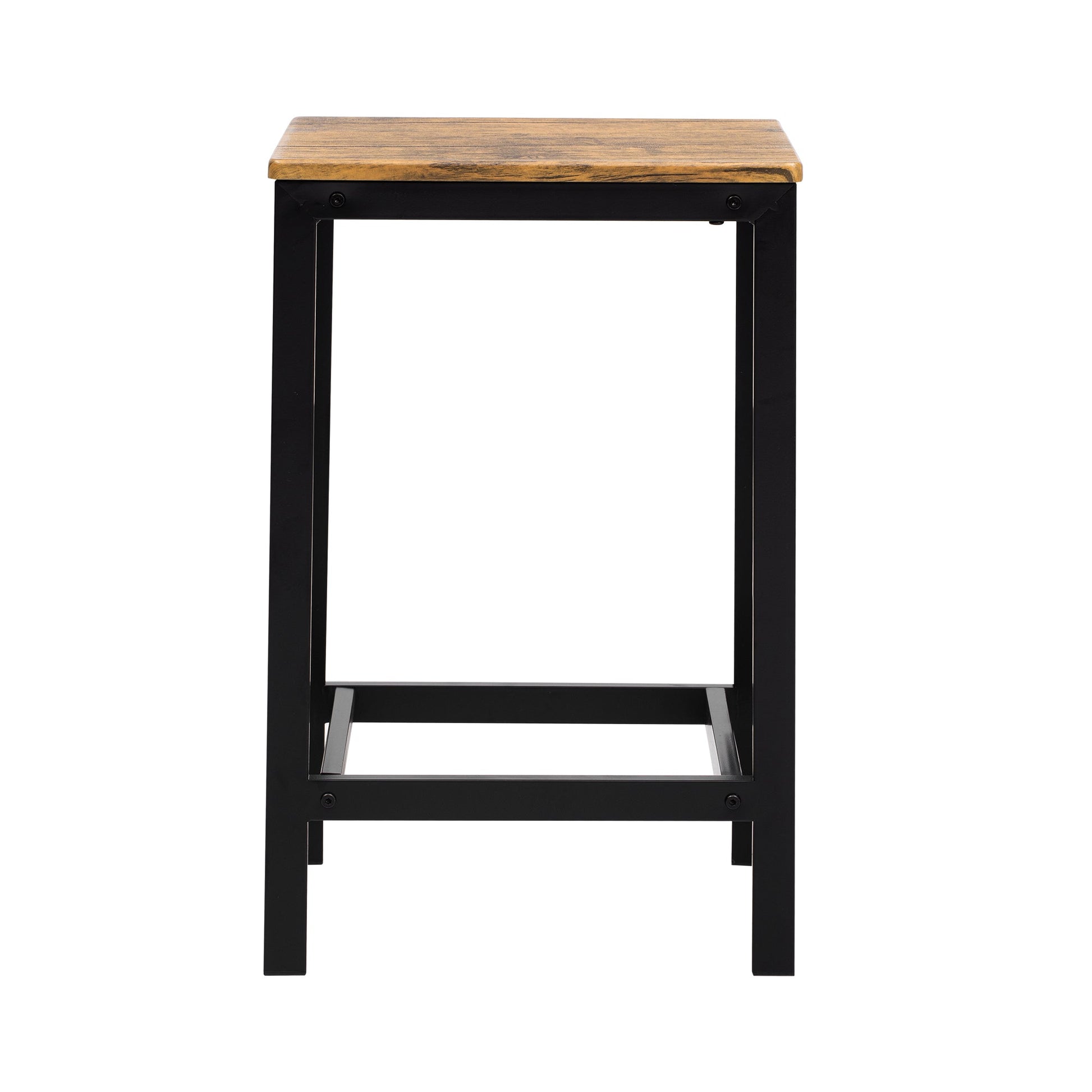 TREXM 5-piece compact bar table with table and stool - modern industrial design brown - Korvel