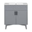 Ensemble de meuble de salle de bain élégant avec lavabo et rangement
